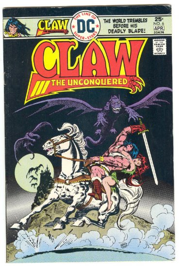 Claw The Unconquered #6 Chan Art 1976 !