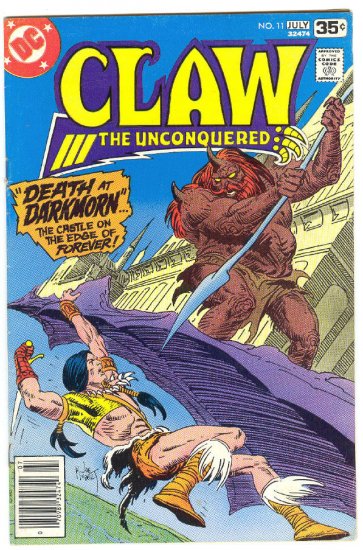 Claw The Unconquered #11 Giffen Art 1978 !