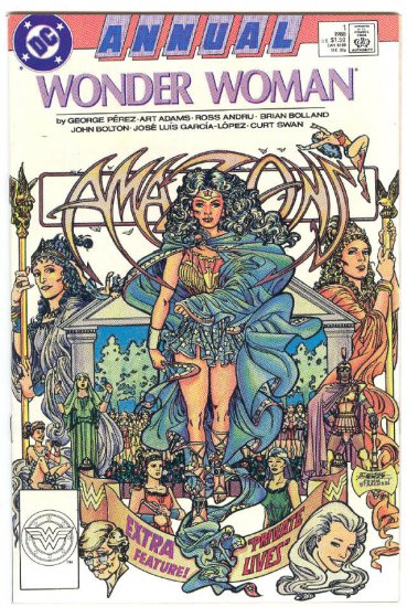 Wonder Woman Annual #1 Perez Adams Bolland... Art Classic !