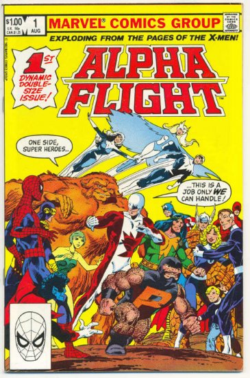 Alpha Flight #1 1983 John Byrne X-Men Spin-Off