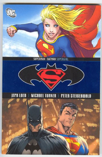 Superman Batman: Supergirl Trade Paperback Loeb & Turner !
