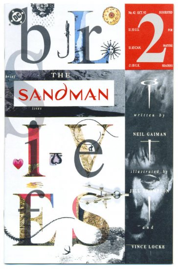 Sandman #42 Brief Lives Gaiman & Thompson 1992 NM- !