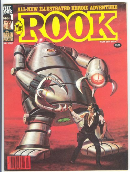 The Rook #8 The Master Of Time 1981 Warren Magazine Larkin Cover!