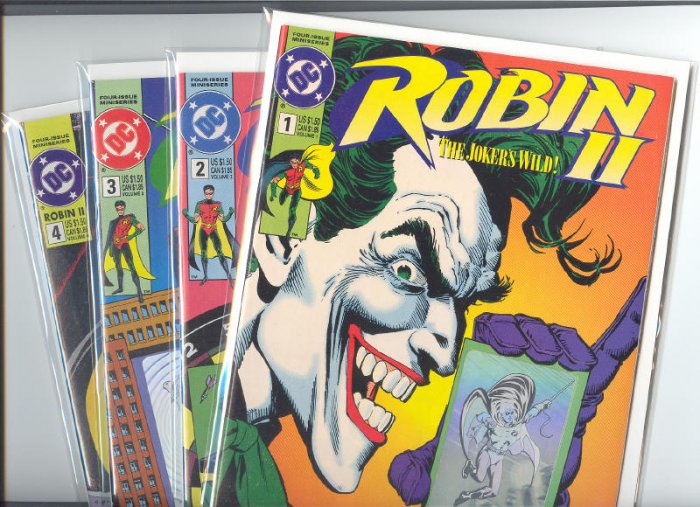 Robin II Complete miniseries 1991 Hologram covers !