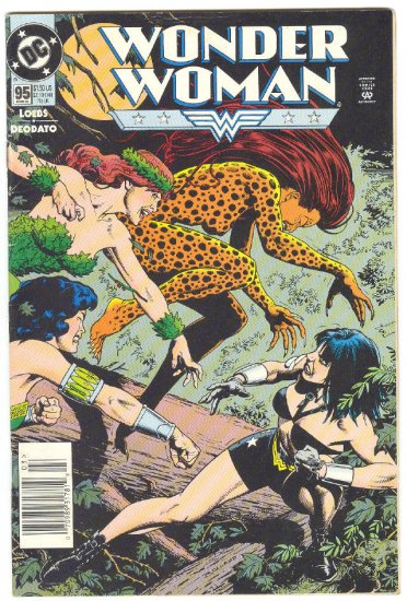 Wonder Woman #95 Ivy & Cheetah Deodato Art !