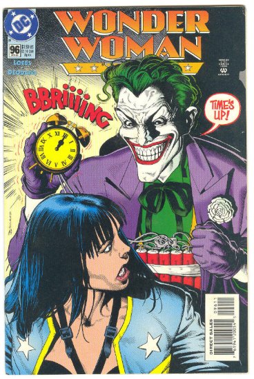Wonder Woman #96 The Joker Deodato Art !