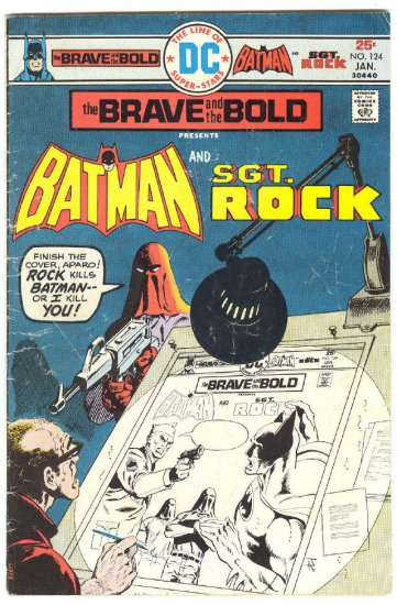 Brave And The Bold #124 Batman & Sgt. Rock w/ Aparo App