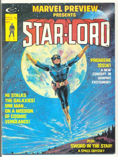 Marvel Preview #4 Star-Lord Wrightson Morrow art 1976 !