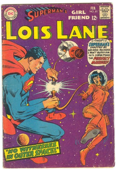 Superman's Girlfriend Lois Lane #81 HTF 1968 Neal Adams Cover !