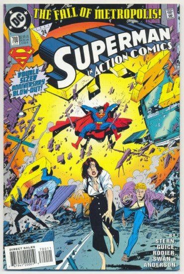 Action Comics #700 The Fall Of Metropolis Anniversary Issue