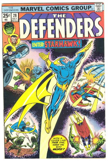 Defenders #28 1st Appearance Starhawk !