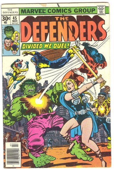 Defenders #45 Dived We Duel Early Giffen Art