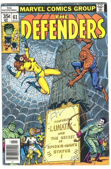 Defenders #61 Lunatik & The Secret Of Spider-Man's Statue !