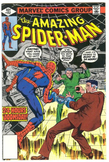 Amazing Spider-Man #192 24 Hours To Doomsday Whitman Variant 1979 !