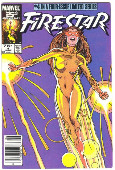 Firestar #4 vs The White Queen Barry Smith Cover !