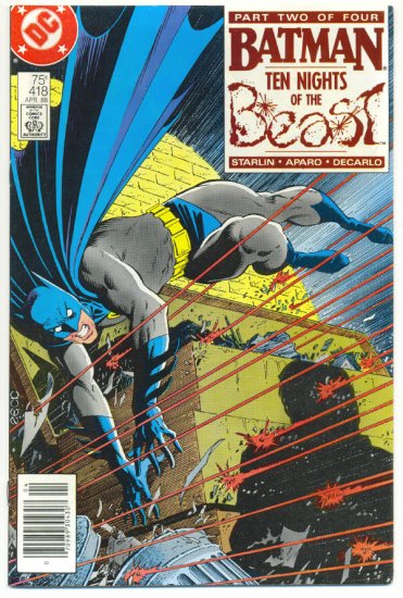 Batman #418 Starlin Aparo Zeck vs The KGBeast !