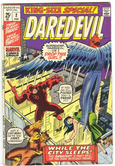 Daredevil Special #2 While The City Sleeps... Wally Wood Art 1971 !