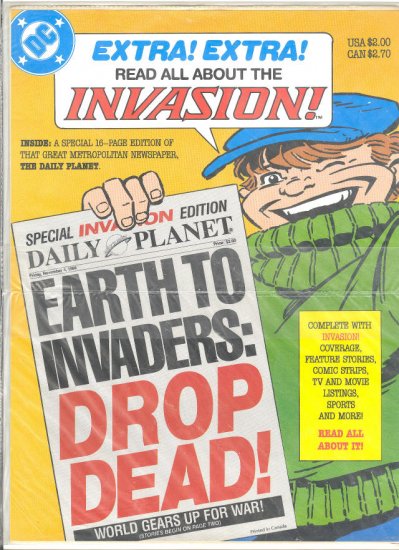 Daily Planet Special Invasion Edition Sealed 1988