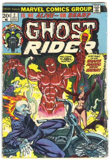 Ghost Rider #2 Shake Hands With Satan Mooney Art 1973