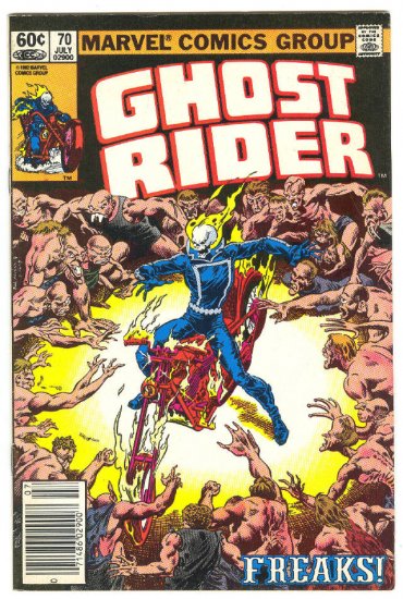 Ghost Rider #70 Freaks 1982