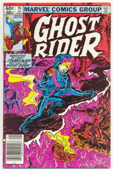 Ghost Rider #76 Johnny Blaze vs The Demon HTF Issue!