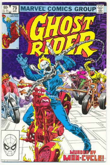 Ghost Rider #79 Murdered By The Man-Cycle HTF Issue