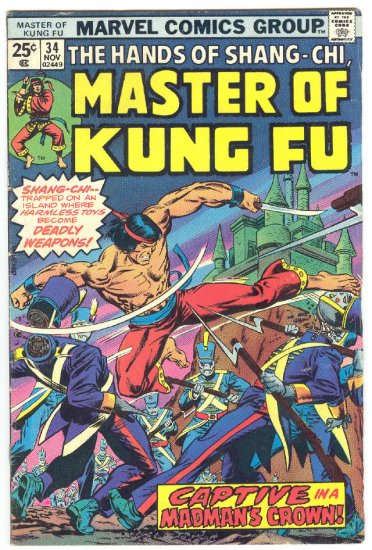 Master Of Kung Fu #34 Gulacy Art 1975
