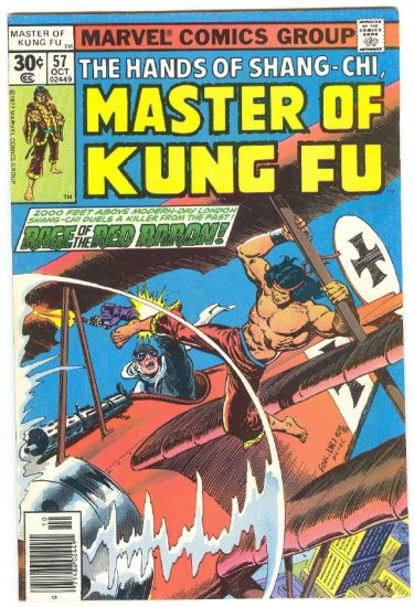 Master Of Kung Fu #57 Rage Of The Red Baron 1977