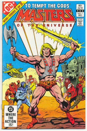 Masters Of The Universe #1 1982 Miniseries HTF