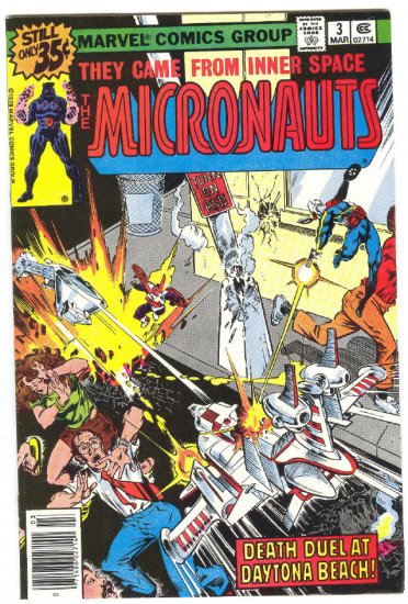 Micronauts #3 Death Duel 1978 Golden Art