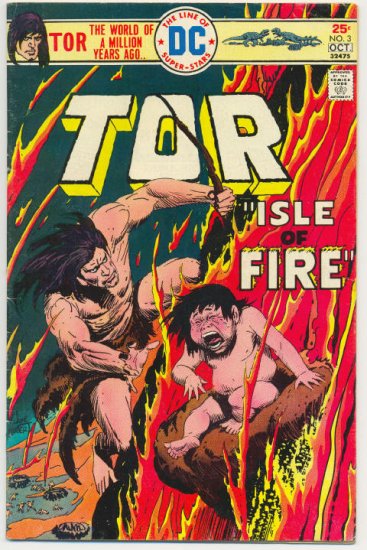 Tor #3 Island Of Fire Kubert Art 1975