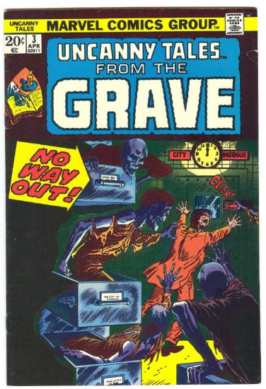 Uncanny Tales From The Grave #3 HTF 1974 Horror