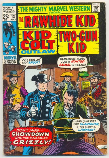 Mighty Marvel Western #13 Giant-Size Rawhide Kid Colt 1971