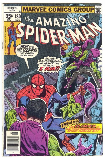 Amazing Spider-Man #180 vs Two Green Goblins 1978