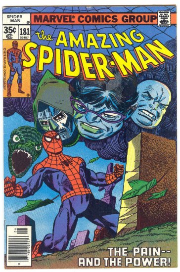 Amazing Spider-Man #181 The Pain And The Power 1978