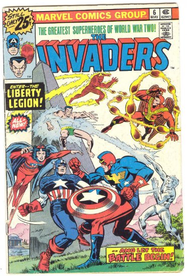 Invaders #6 Enter - The Liberty Legion 1976