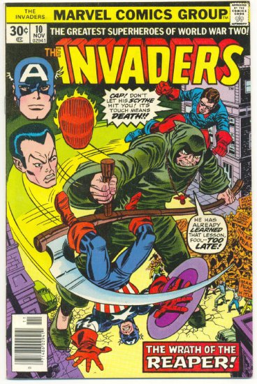 Invaders #10 The Wrath Of The Reaper 1976