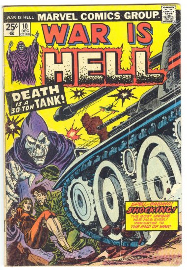 War Is Hell #10 Death Tank 1974