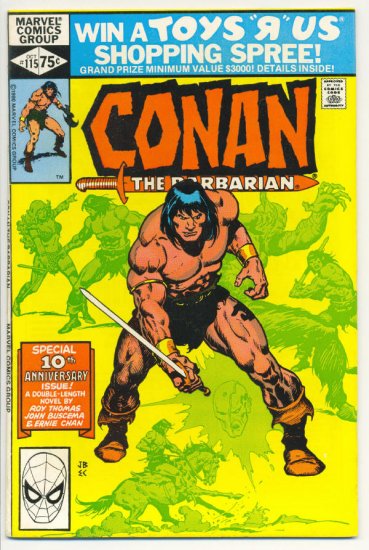Conan The Barbarian #115 Sonja Or Belit? Giant-Size Special