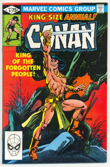 Conan The Barbarian Annual #6 King Of The Forgotten People