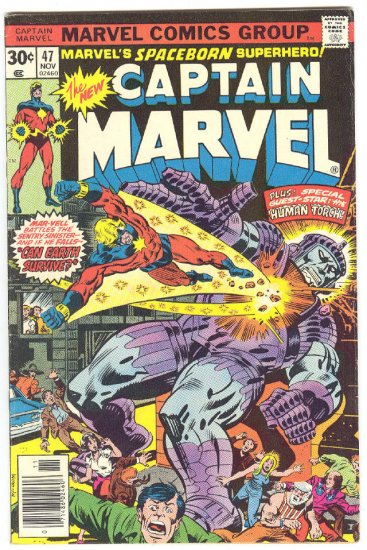 Captain Marvel #47 Can Earth Survive The Sinister Sentry