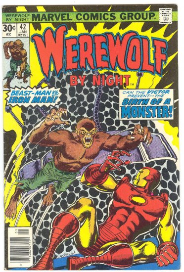 Werewolf By Night #42 Team-Up With Iron Man
