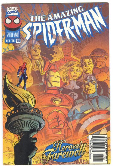 Amazing Spider-Man #416 Heroes' Farewell 1996
