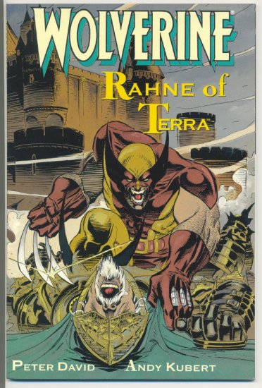 Wolverine Rahne Of Terra Graphic Novel 1991 Kubert Art