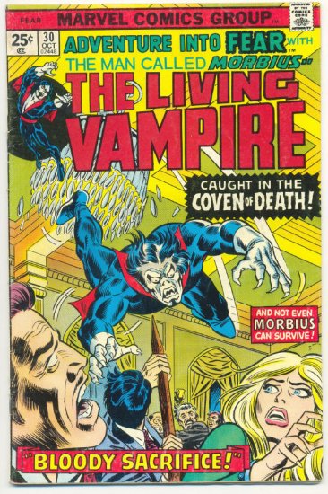 Adventure Into Fear #30 Morbius The Living Vampire 1975
