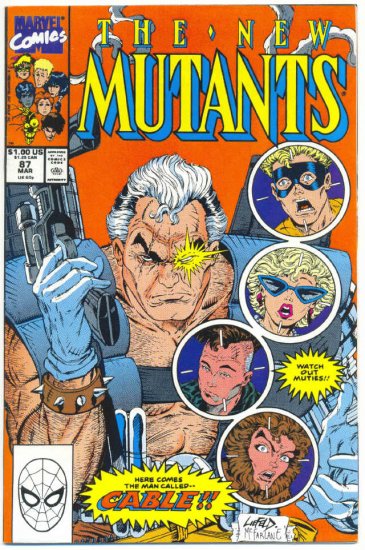 New Mutants #87 1st App Cable 1st Print Liefeld Art