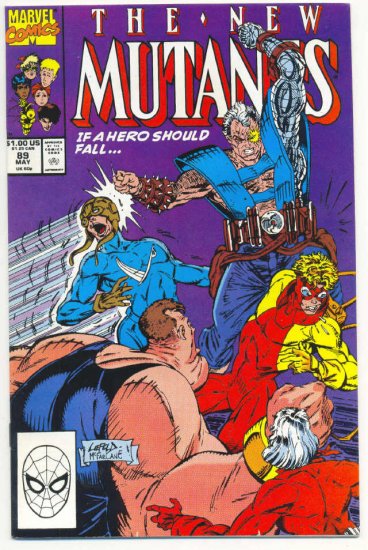 New Mutants #89 If A Hero Should Fall... Liefeld McFarlane Art