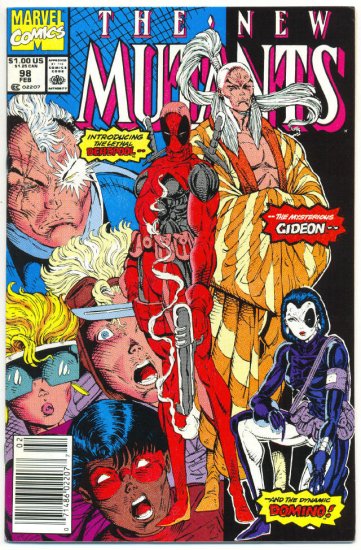 New Mutants #98 1st App Deadpool & Domino NM-