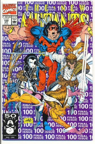New Mutants #100 The End Of The Beginning 1st Print Last Issue