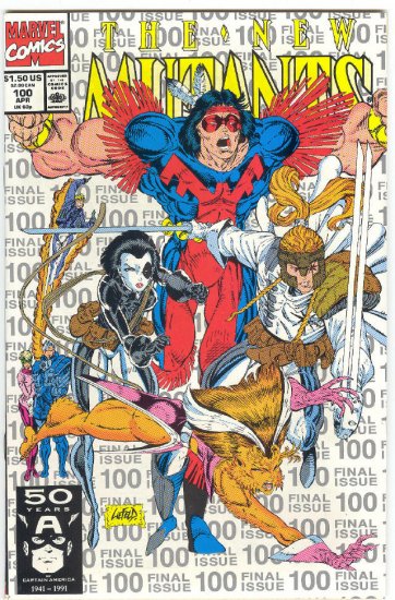 New Mutants #100 The End Of The Beginning 2nd Print Last Issue